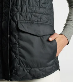 Outlet Peter Millar Addison Quilted Travel Vest Black