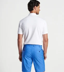 Fashion Peter Millar Albatross Cotton Blend Piqu&eacute; Polo Regatta Blue