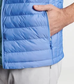 New Peter Millar All Course Vest BONDI BLUE