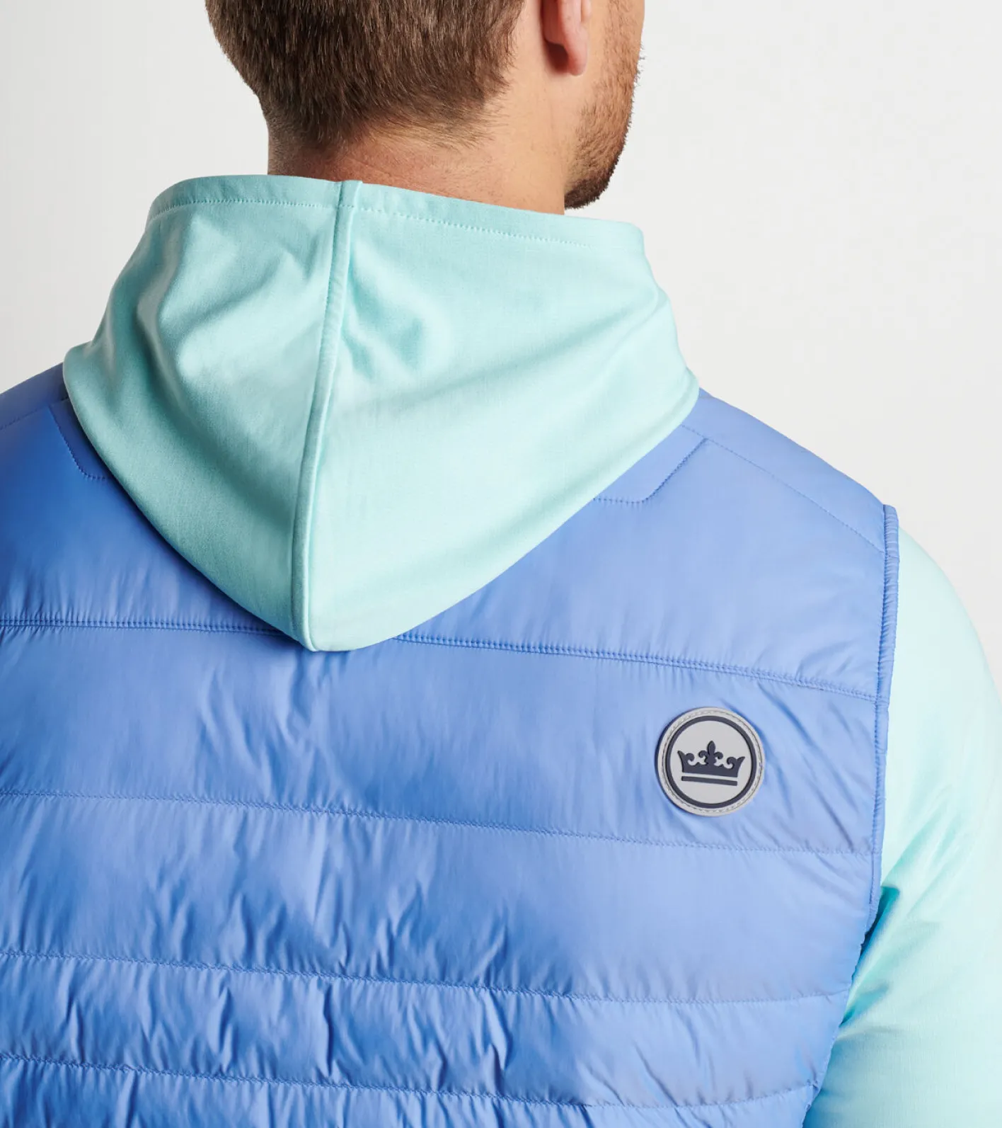 New Peter Millar All Course Vest BONDI BLUE