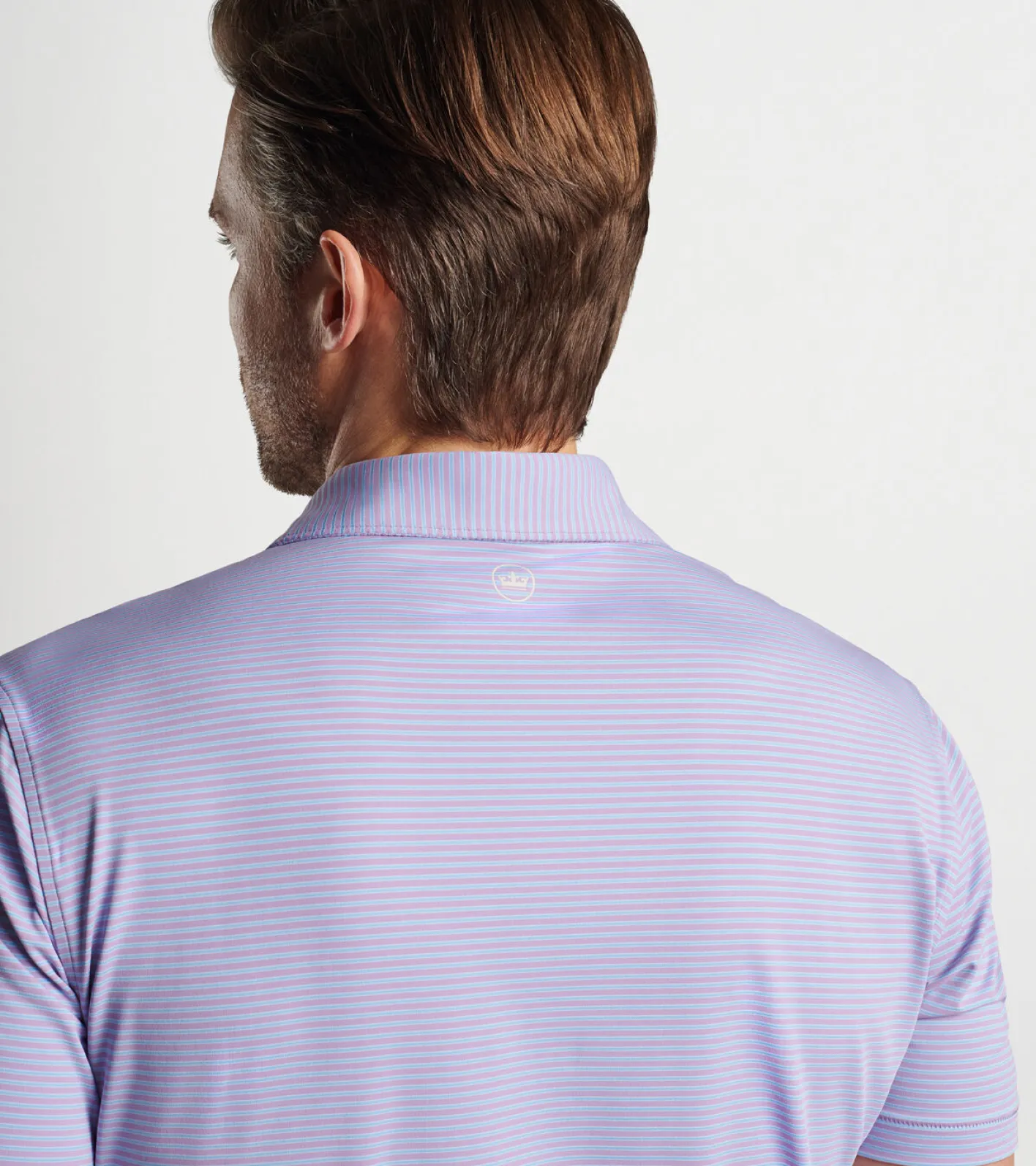 Clearance Peter Millar Ambrose Performance Jersey Polo Khaki