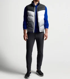 Outlet Peter Millar Apr&egrave;s Ski Vest BLACK REFLECTIVE