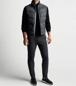 Best Peter Millar Apr&egrave;s Ski Vest IRON REFLECTIVE