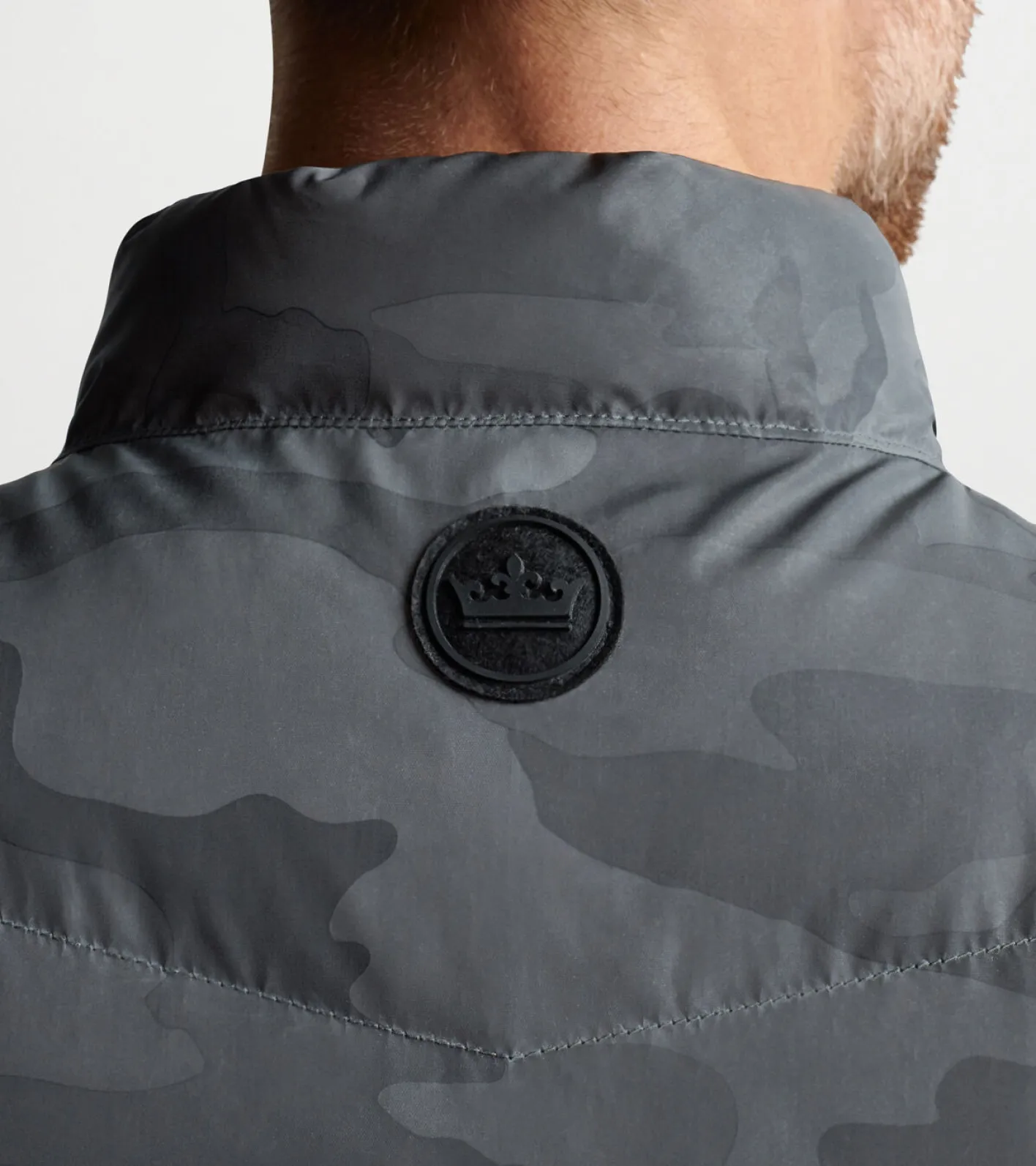 Best Peter Millar Après Ski Vest IRON REFLECTIVE