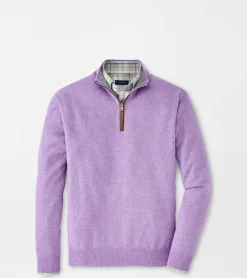 Online Peter Millar Artisan Crafted Cashmere Flex Quarter-Zip Claret