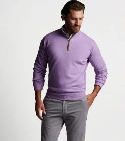 Online Peter Millar Artisan Crafted Cashmere Flex Quarter-Zip Claret