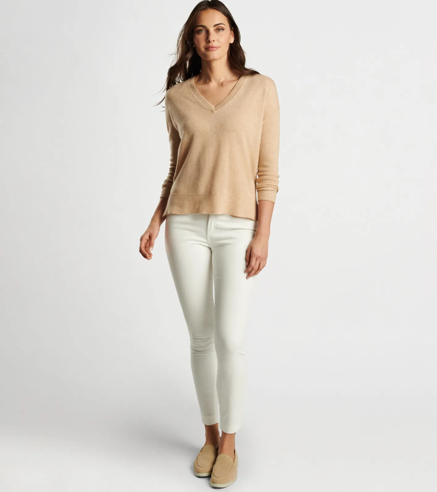 Clearance Peter Millar Artisan Crafted Cashmere V-Neck Sweater Black