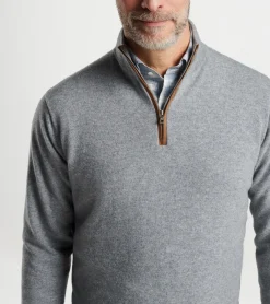 Best Peter Millar Artisan Crafted Cashmere Flex Quarter-Zip Navy