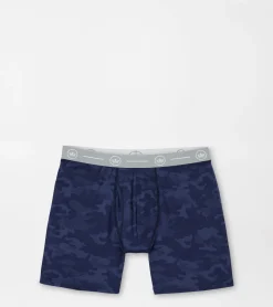 Best Peter Millar Aurora Camo Performance Boxer Brief Navy