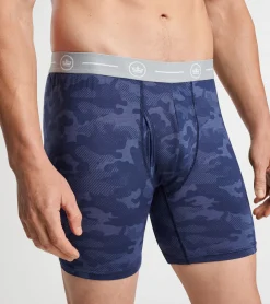 Best Peter Millar Aurora Camo Performance Boxer Brief Navy