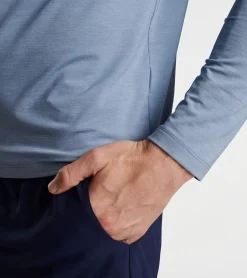 Hot Peter Millar Aurora Performance T-Shirt Hoodie Cape Red