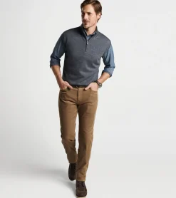 Hot Peter Millar Autumn Crest Quarter-Zip Vest Charcoal