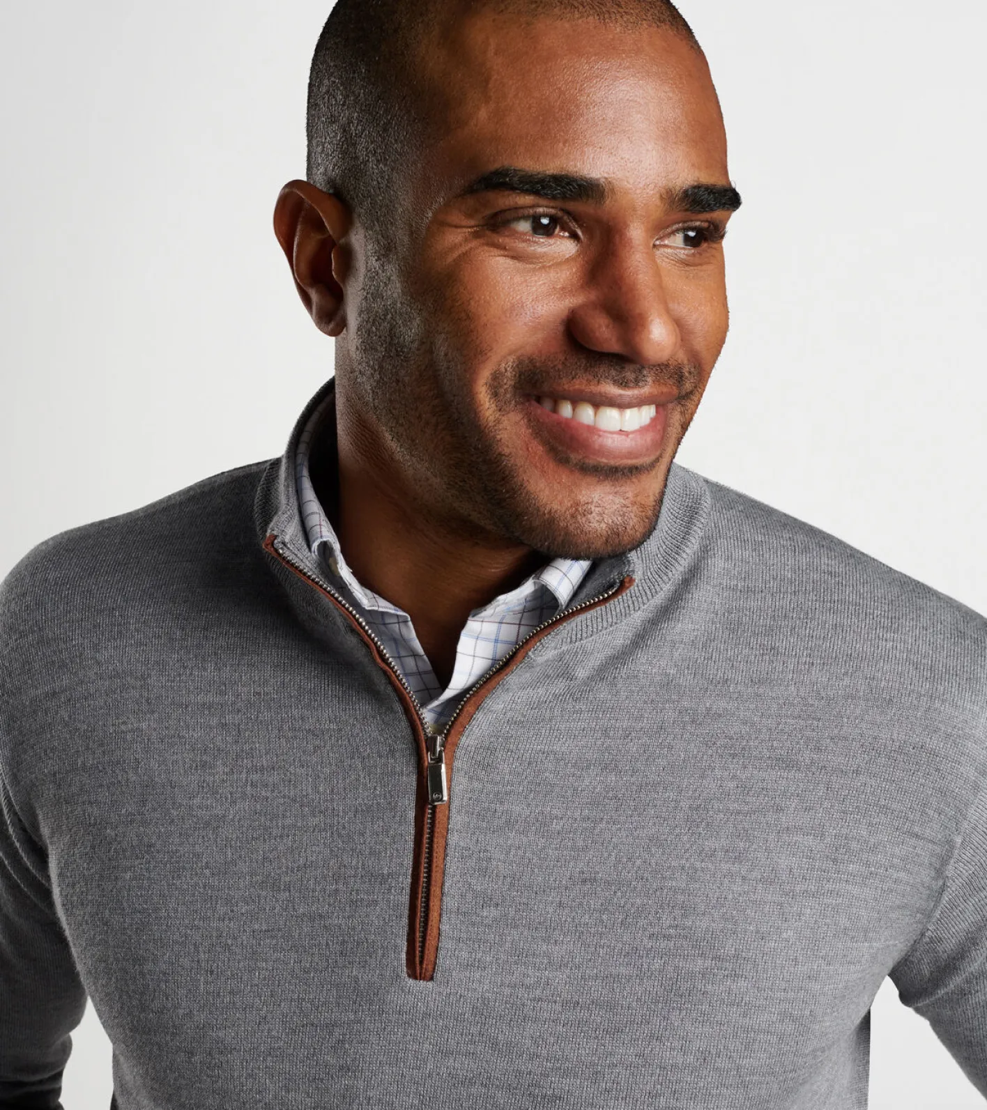 Best Peter Millar Autumn Crest Suede Trim Quarter-Zip Black
