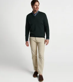 Clearance Peter Millar Autumn Crest V-Neck Charcoal