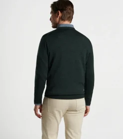 Clearance Peter Millar Autumn Crest V-Neck Charcoal