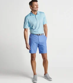 New Peter Millar Avon Performance Jersey Polo Celeste