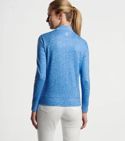 New Peter Millar Azalea Birdie Sport Sweatshirt Bonnet