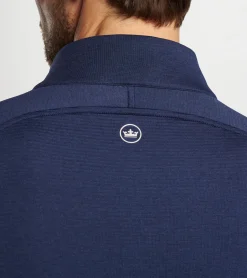 Hot Peter Millar Beaumont Performance Quarter-Zip CABANA BLUE