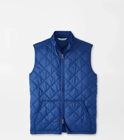 Clearance Peter Millar Bedford Vest Atlantic Blue