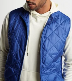 Clearance Peter Millar Bedford Vest Atlantic Blue