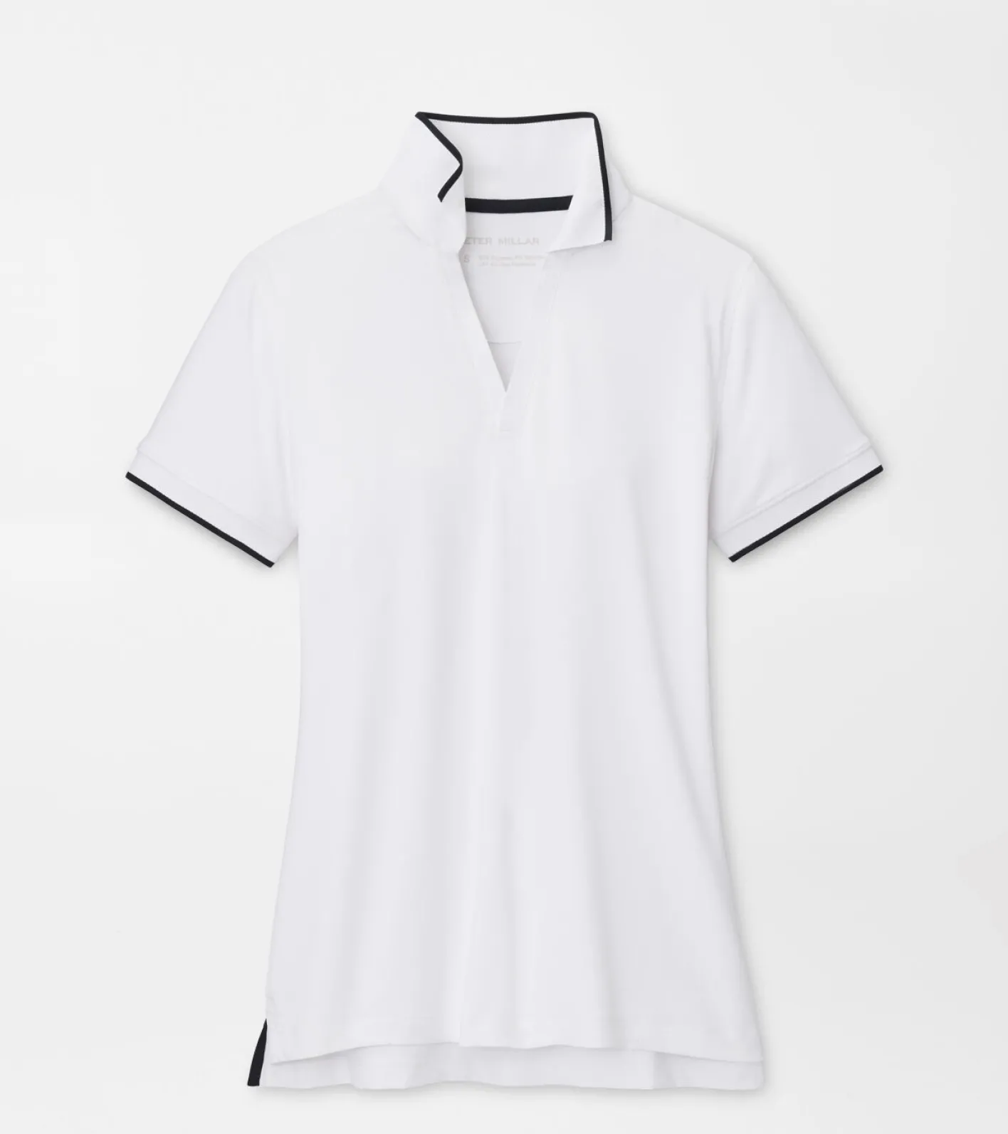 Hot Peter Millar Betty Drop-V Polo STORM/WHITE