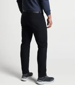 Fashion Peter Millar Bingham Performance Five-Pocket Pant Black
