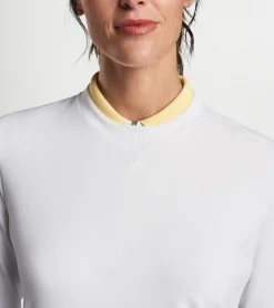 Discount Peter Millar Birdie Sport Sweatshirt White