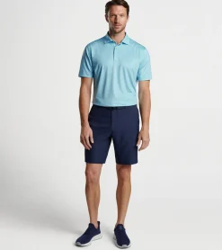 Fashion Peter Millar Birdie Time Performance Jersey Polo CABANA BLUE