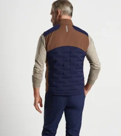 Fashion Peter Millar Blaze Insulated Vest Gale Grey