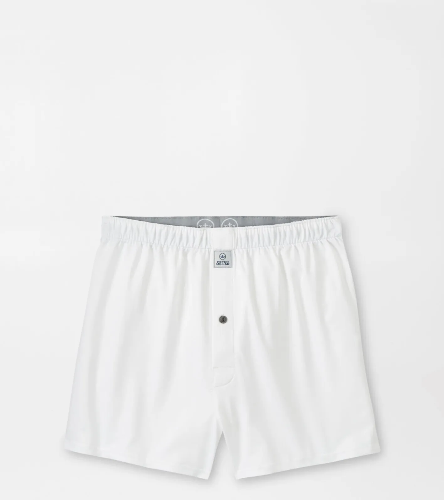 Online Peter Millar Bold Stretch Jersey Boxer White
