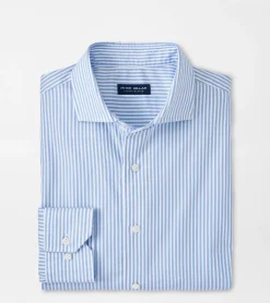 Online Peter Millar Brookhaven Cotton Sport Shirt Gale Grey