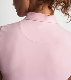 Clearance Peter Millar Button Polo Black