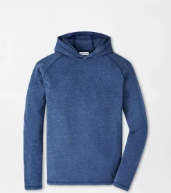 Best Peter Millar Cannon Popover Hoodie Atlantic Blue