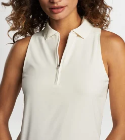 Clearance Peter Millar Carner Sleeveless Sport Dress Cape Red