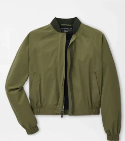 Clearance Peter Millar Ceres Blouson Zip Jacket Military
