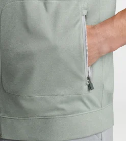 Sale Peter Millar Cloudglow Performance Hoodie Vest SAGE FOG