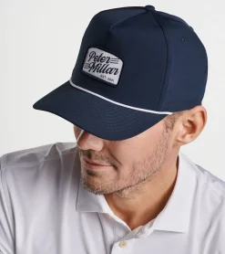 Best Peter Millar Clubhouse Rope Hat Navy