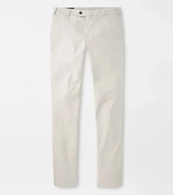 Best Peter Millar Concorde Garment-Dyed Flat-Front Trouser Khaki