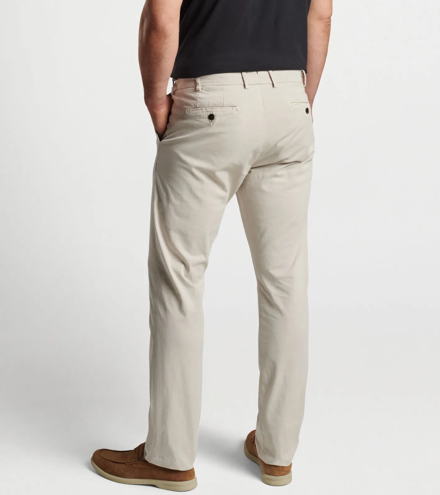 Best Peter Millar Concorde Garment-Dyed Flat-Front Trouser Khaki