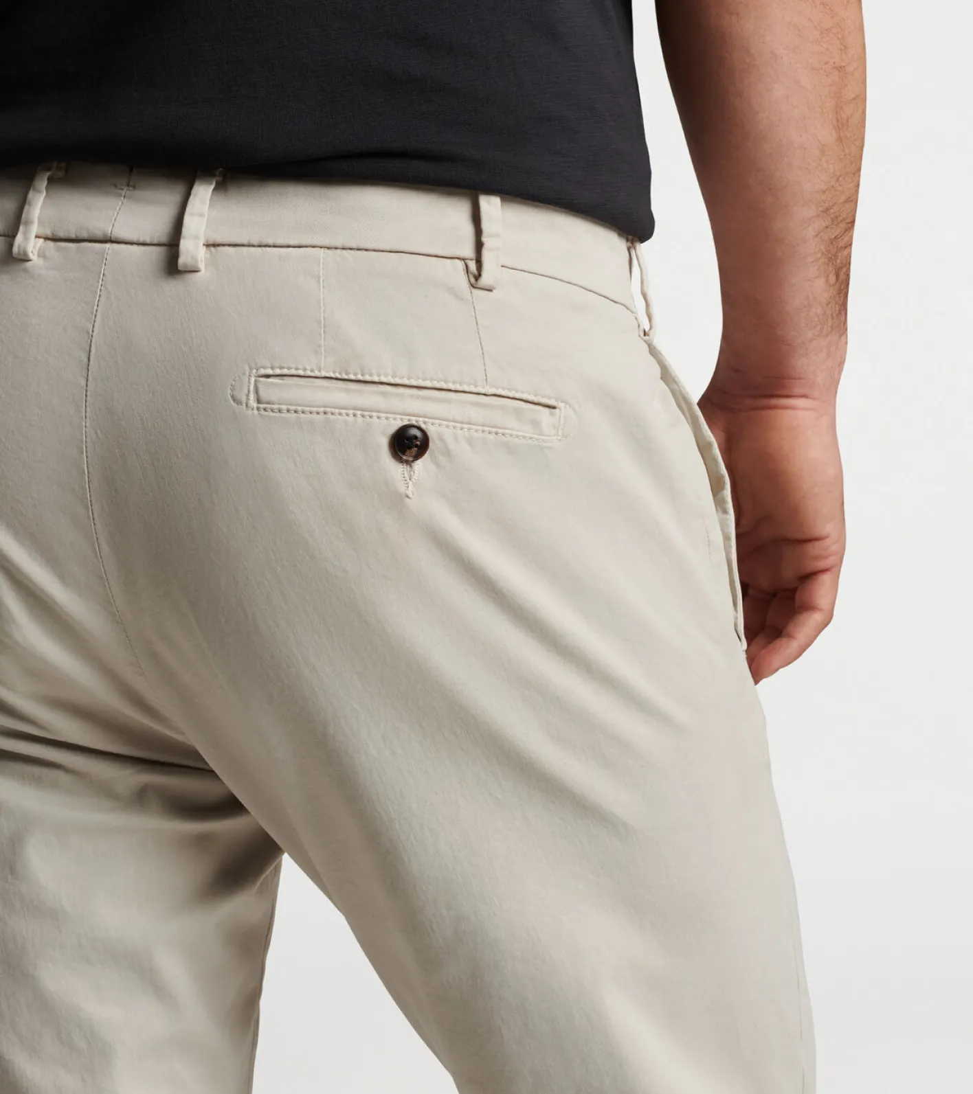 Best Peter Millar Concorde Garment-Dyed Flat-Front Trouser Khaki