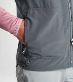 New Peter Millar Contour Vest ICED AQUA