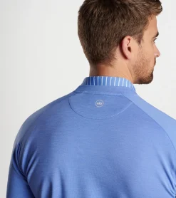 Clearance Peter Millar Cradle Performance Crewneck BONDI BLUE