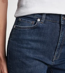 Outlet Peter Millar Crawford High Rise Straight Crop Denim Jean SUMMER INDIGO