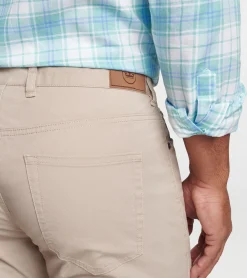 Outlet Peter Millar Crown Comfort Five-Pocket Pant British Grey