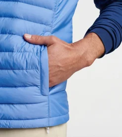 Fashion Peter Millar Crown Elite Light Vest Atlantic Blue