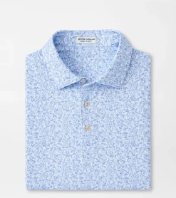 Sale Peter Millar Dazed And Transfused Performance Jersey Polo White/ Bonnet