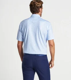 Sale Peter Millar Dazed And Transfused Performance Jersey Polo White/ Bonnet