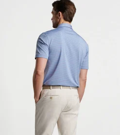 Best Peter Millar Drum Performance Jersey Polo Bonnet