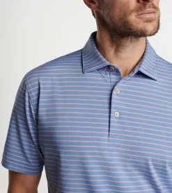 Best Peter Millar Drum Performance Jersey Polo Bonnet