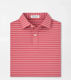 Discount Peter Millar Drum Youth Performance Jersey Polo Cottage Blue